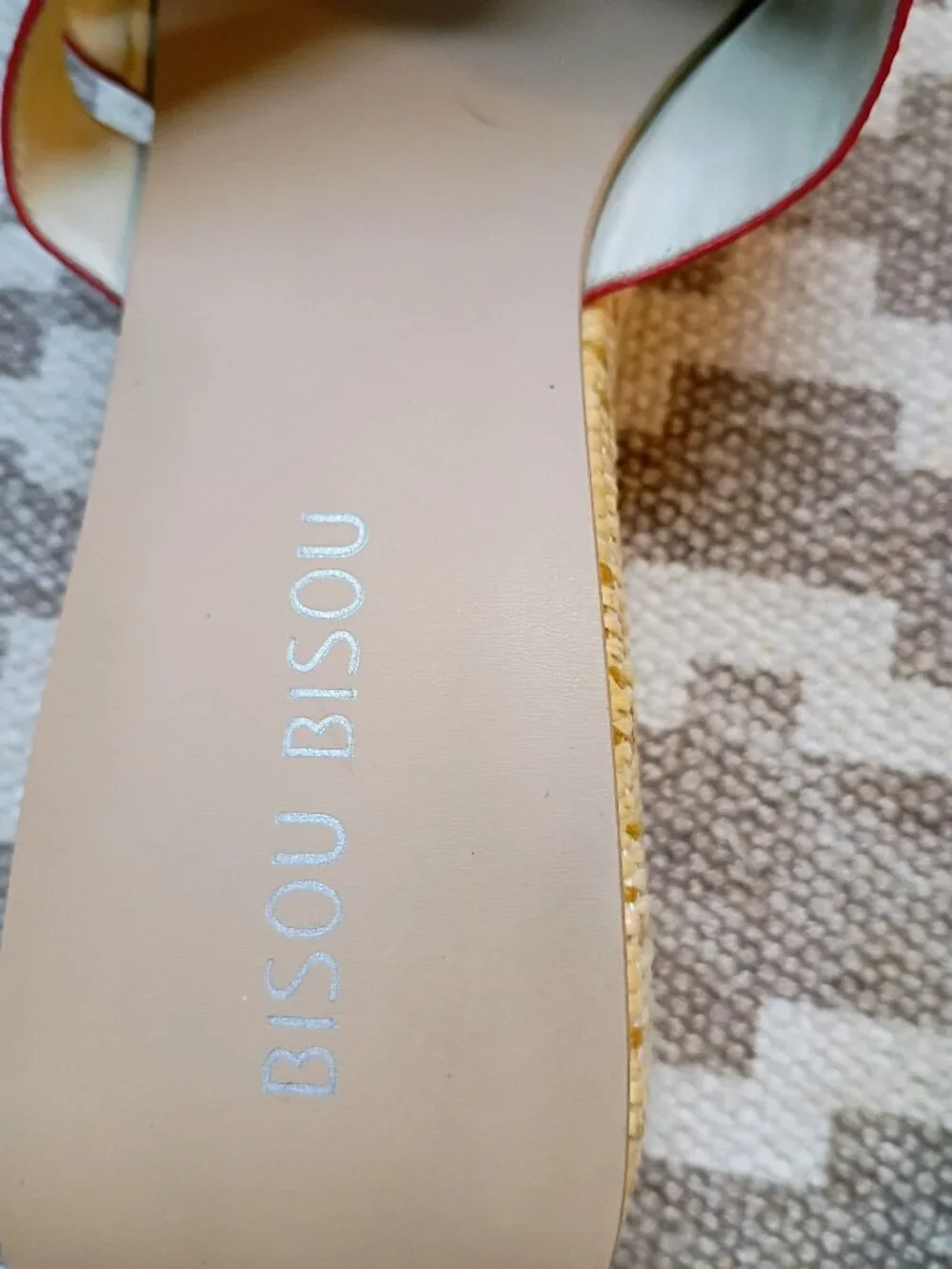 Bisou Bisou  Floral Wedge Sandals Size 10